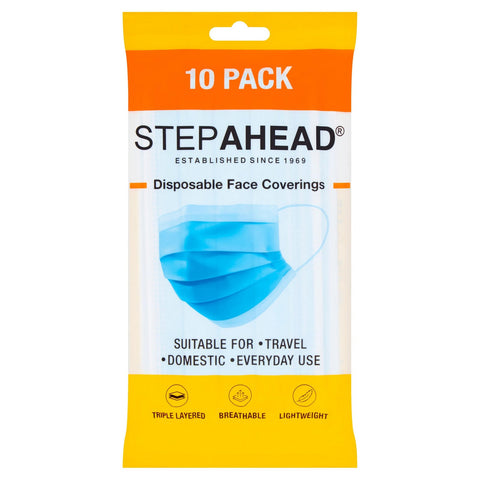 Step Ahead Disposable Face Mask (10 Pack)