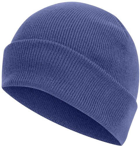 Cap Knitted Ski Turn Up Adult