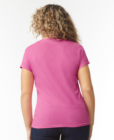 Softstyle Ringspun Cotton V-Neck T-Shirt Ladies