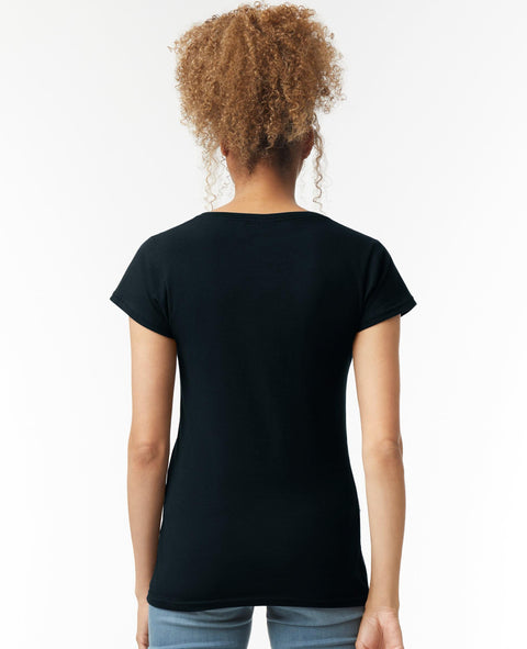 Softstyle Ringspun Cotton V-Neck T-Shirt Ladies