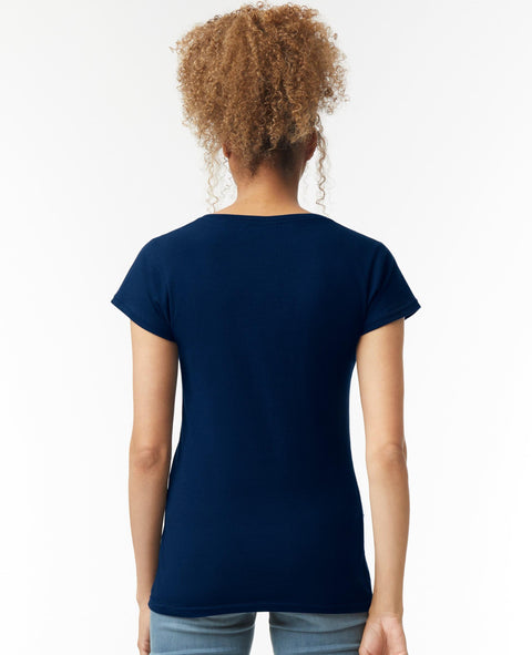 Softstyle Ringspun Cotton V-Neck T-Shirt Ladies