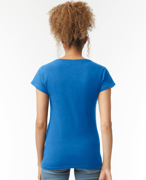 Softstyle Ringspun Cotton V-Neck T-Shirt Ladies