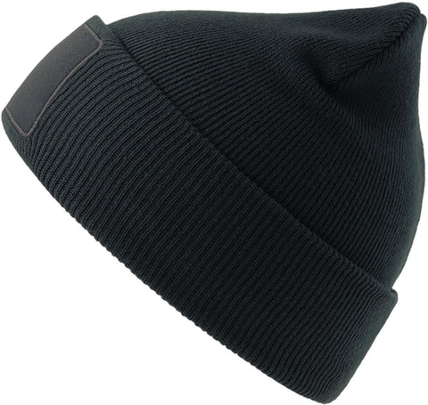 Wind S Patch Recycled Beanie Double Skin Cuffed Adult