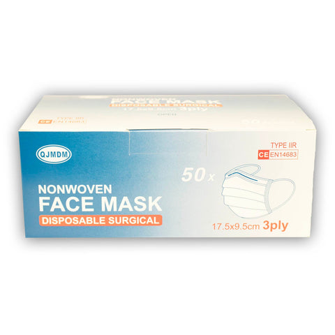 Type IIR Medical Face Masks (x50) - StepAhead Workwear
