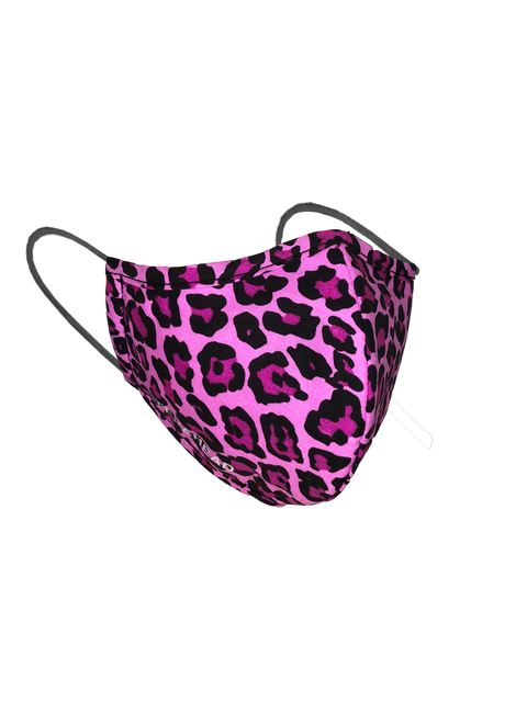 Step Ahead Reusable Face Mask Pink Leopard