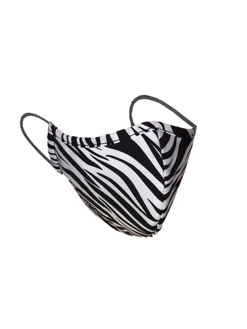 STEP AHEAD FACE MASK ADULT REUSABLE ZEBRA PRINT